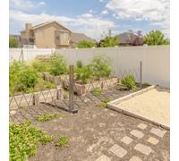 Outsunny Expanding Trellis Fence, 300 x 103.5 cm, Dark Brown