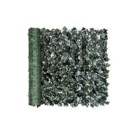 Outsunny Artificial Leaf Hedge Privacy Screen Roll Garden Fence Panel 1M X 2.4M