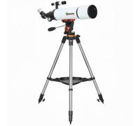Outsunny Astronomy Telescope for Adults and Beginners with 80 mm Aperture, Carry Bag, White