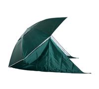 Outsunny Beach Canopy Parasol with Side Panels 2 m- Green | TJ Hughes