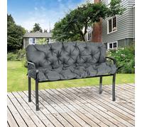 OUTSUNNY Bench Cushion Swing Chair Seat Pad for Indoor Outdoor Use in Dark Grey Outsunny Dark Grey