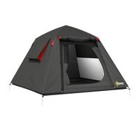Outsunny Camping Tent 2 Man Dome 3000mm Waterproof Grey | 2 Doors, 2 Windows, Sewn-in Groundsheet, Carry Bag, Top Hook, Fishing, Hiking, Festival