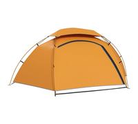 Outsunny Camping Tent Dome Tent With Removable Rainfly For 1-2 Man, Orange