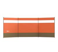 Outsunny Camping Windbreak 4 Pole for Beach Caravan 440 x 140cm Orange