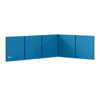 Outsunny Camping Windbreak, Foldable Portable Wind Blocker w/ Carry Bag and Steel Poles, 780cm x 150cm