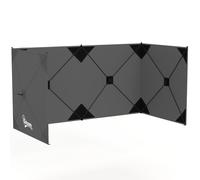 Outsunny Camping Windbreak Pop Up Windbreaker Blocker with Ropes Pegs for Beach Caravan Outdoor 480 x 120 cm