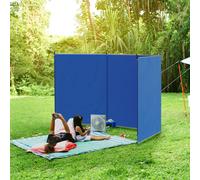 Outsunny Camping Windbreak Portable Wind Blocker Privacy Wall, 4.5m x 1.5m