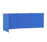 Outsunny Camping Windbreak Portable Wind Blocker Privacy Wall, 540cm x 150cm, Blue