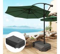 Outsunny Heavy Duty Parasol Base for Cantilever Parasol, Black