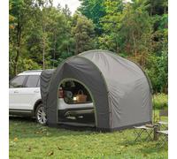 Outsunny Car Tent With 2.35M Height 3000Mm Waterproof Tailgate Tent In Grey Grey