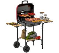 Outsunny Charcoal Barbecue Grill Portable BBQ Grill with 1840 cm² Cooking Are...