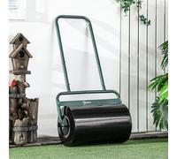Outsunny Combination Push w/ 38L Sand or Water Garden Dark Green, Green