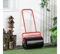 Outsunny Combination Push W/ 38L Sand Or Water Garden In Black Black