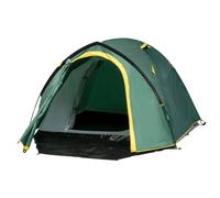 OUTSUNNY Compact Camping Tent w/ Vestibule & Mesh Vents for Hiking in Dark Green Outsunny Dark Green