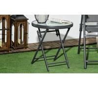 Outsunny Compact Foldable Patio Side Table