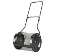 Outsunny Compost Spreader Peat Moss 20 inch - Size: 123 x 50 x 40cm - Black - Wilko