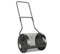 Outsunny Compost Spreader, 20" Peat Moss Spreader with Detachable U-Shaped Handle and Metal Mesh Basket