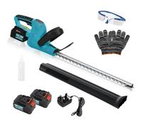 Outsunny Cordless Hedge Trimmer with Brushless Motor, Blue