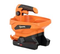Outsunny Cordless Spreader, 3.3L Handheld Seed Spreader with Adjustable Scatter Width, Adjustable Flow, USB Charging Cable