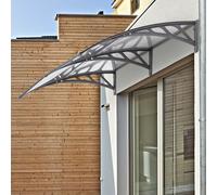 Outsunny Door Canopy Awning Outdoor Window Rain Shelter Cover for Front/Back Door Porch Clear 200 x 75cm