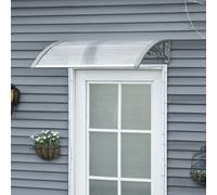 Outsunny Door Canopy Awning Outdoor Window Rain Shelter for Door 100 x 75cm