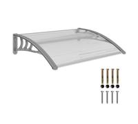 Outsunny Door Canopy Awning Outdoor Window Rain Shelter For Door 100 X 75Cm