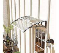 Outsunny Door Canopy Awning Outdoor Window Rain Shelter for Door 100 x 75cm