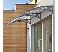 Outsunny Clear Outdoor Door Canopy Awning 1.96 x 0.75m - Size: 23 x 75 x 196cm - Wilko