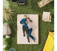 Outsunny Double Air Bed Inflatable Mattress, 195 X 140 X 10Cm, White