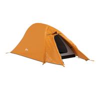 Outsunny Double Layer Camping Tent for 1-2 Man, 2000mm Waterproof, Orange