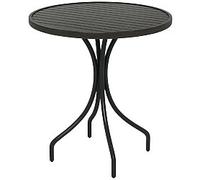 OutSunny End Table Galvanised Steel 660 x 660 x 715 mm