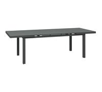 Outsunny Extendable Garden Table - Seats 6-8, Aluminium Frame