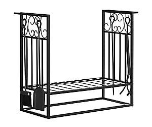 OutSunny Firewood Rack 842-163 Steel