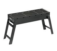 Outsunny Foldable Charcoal Grill - Black
