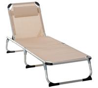 Outsunny Foldable Sun Lounger