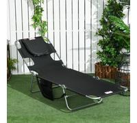 Outsunny Foldable Sun Lounger