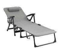 Outsunny Folding Chaise Lounge Chair