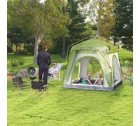 Outsunny Four Person Pop Up Tent Dome Shelter, Green