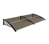 Outsunny Front Door Canopy, Outdoor Awning, Rain Shelter, 200 x 96cm, Brown