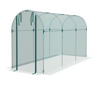 Outsunny Fruit Cage, Plant Protection Tent, 1.2 X 3.6 X 1.9M In Green Green