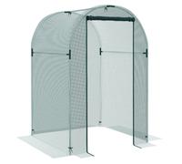 Outsunny Fruit Cage, Plant Protection Tent, 1.2 x 2.4 x 1.9m, Green