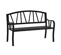 Outsunny Garden Bench 84B-478 Metal Black