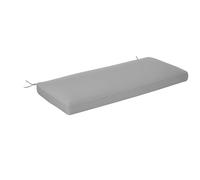 Outsunny Garden Bench Cushion 2 Seater Loveseat Seat Pad for Patio Swing Furniture for Indoor & Outdoor Use, 120 x 50 x 8 cm, Light Grey