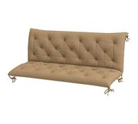 Outsunny Garden Bench Cushion Outdoor Seat Pad With Ties In Khaki Khaki