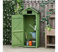 OutSunny Garden Cabinet Green 77 x 54.2 x 179 cm