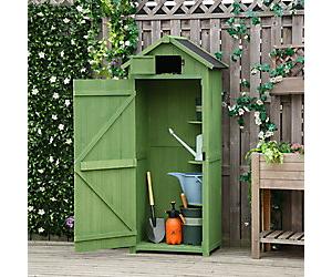 OutSunny Garden Cabinet Green 77 x 54.2 x 179 cm