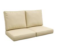 Outsunny Garden Chair Cushions: 3-Piece Set for Indoor & Outdoor Seating, Beige Aosom UK
