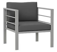 OutSunny Garden Chair PL (Polyester) 680 x 660 x 640 mm Grey Outdoor