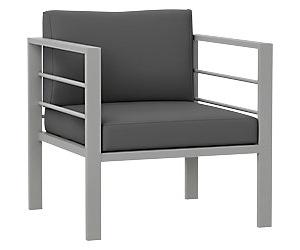 OutSunny Garden Chair PL (Polyester) 680 x 660 x 640 mm Grey Outdoor