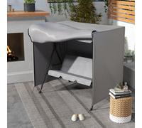 Outsunny Patio Swing Chair Cover 3 Seater 177 x 114 x 152cm Light Grey | 600D Oxford, Heavy Duty, Outdoor Garden Furniture, Rain Protection Protector, Anti-UV
